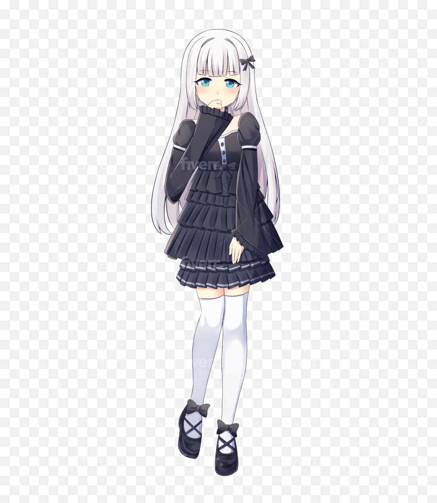 Draw A Visual Novel Anime Character Emoji,Anime Character Png
