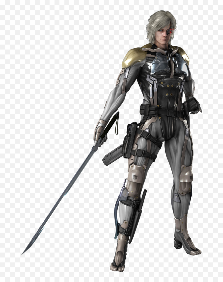 Metal Gear Rising Raiden Render Png Emoji,Raiden Png