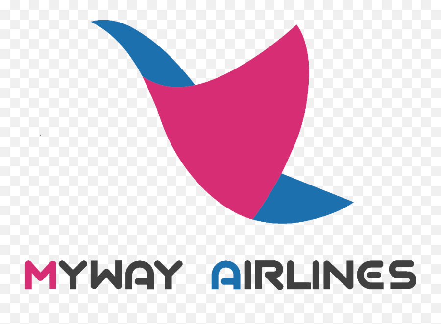 Myway Airlines The New Georgian Airline Launches Flights To Emoji,Flights Logo