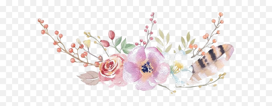 Download Watercolor Flower Art Free Clipart Hq Hq Png Image Emoji,Watercolor Flower Transparent Background