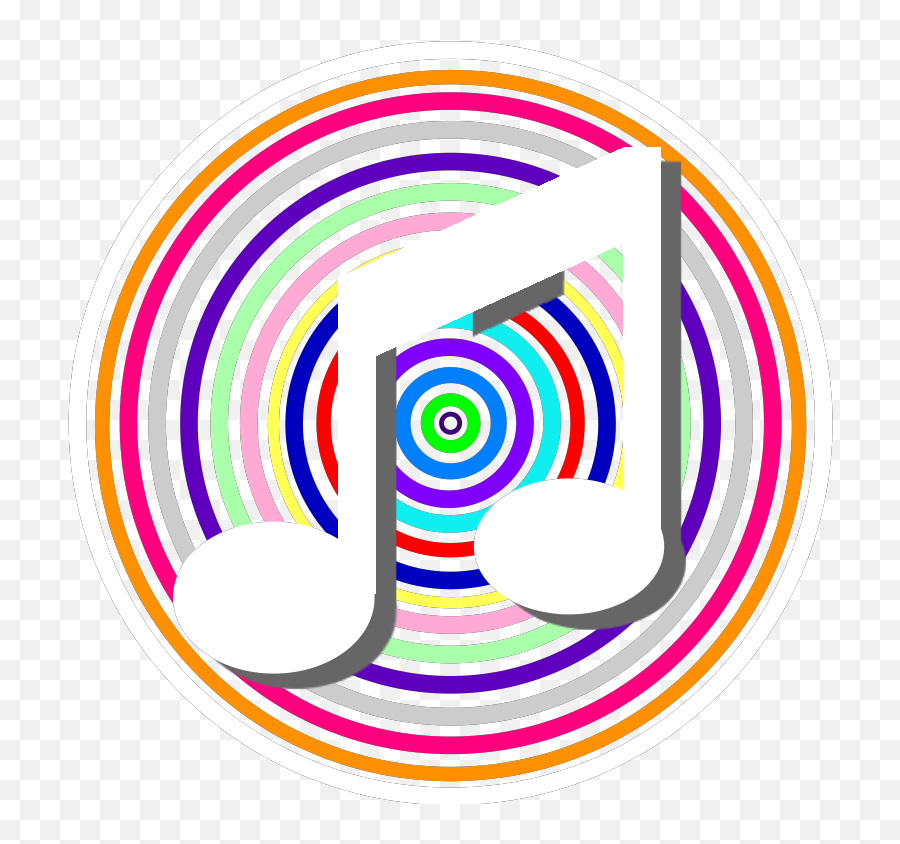 Dark Blue Music Note Png Svg Clip Art For Web - Download Emoji,Colorful Musical Notes Png