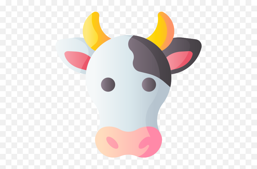 Cow - Free Animals Icons Emoji,Cow Face Png