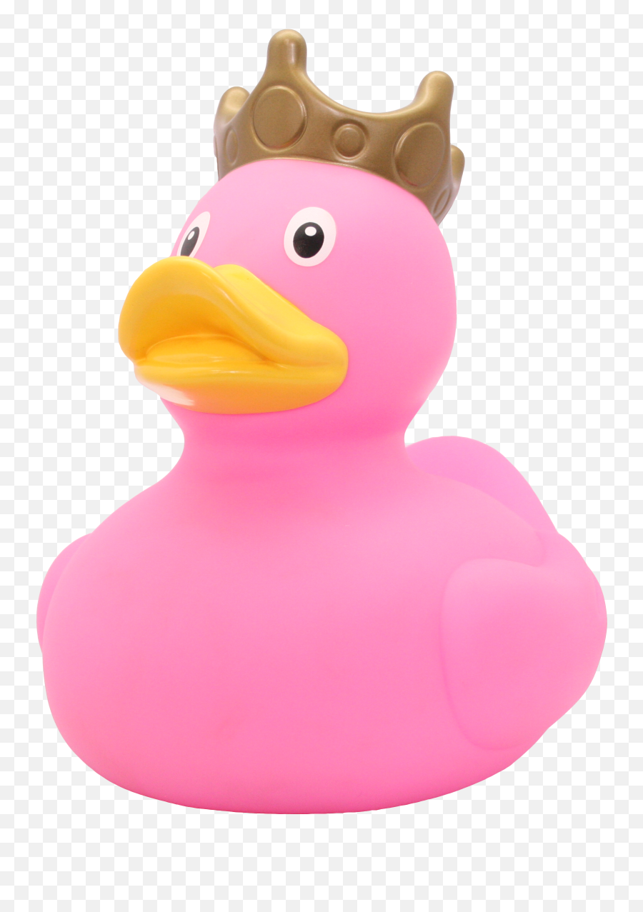 Xxl Pink Duck With Crown - Design By Lilalu Emoji,Rubber Ducky Png