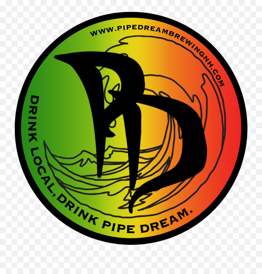 Pipe Dream Rasta Logo Sticker U2014 Pipe Dream Brewing Emoji,Ww Logo