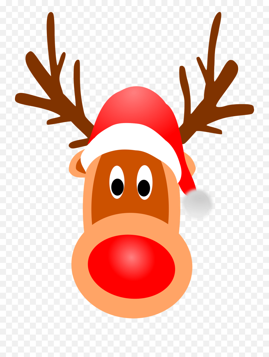 Download Reindeer Costumes For Dogs - Clipart Witeczny Rudolph The Red Nosed Reindeer Png Emoji,Dogs Clipart