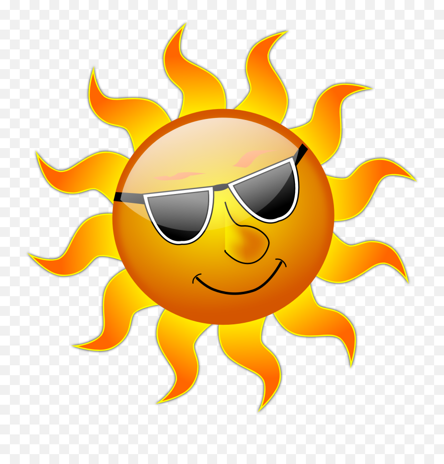 Sun Clipart - Summer Sun Clip Art Emoji,Sun Clipart