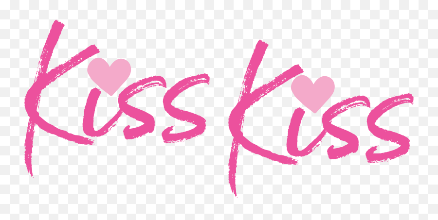 Kiss Kiss Logo U2013 Transparent U2013 Kiss Kiss - Color Gradient Emoji,Kiss Logo