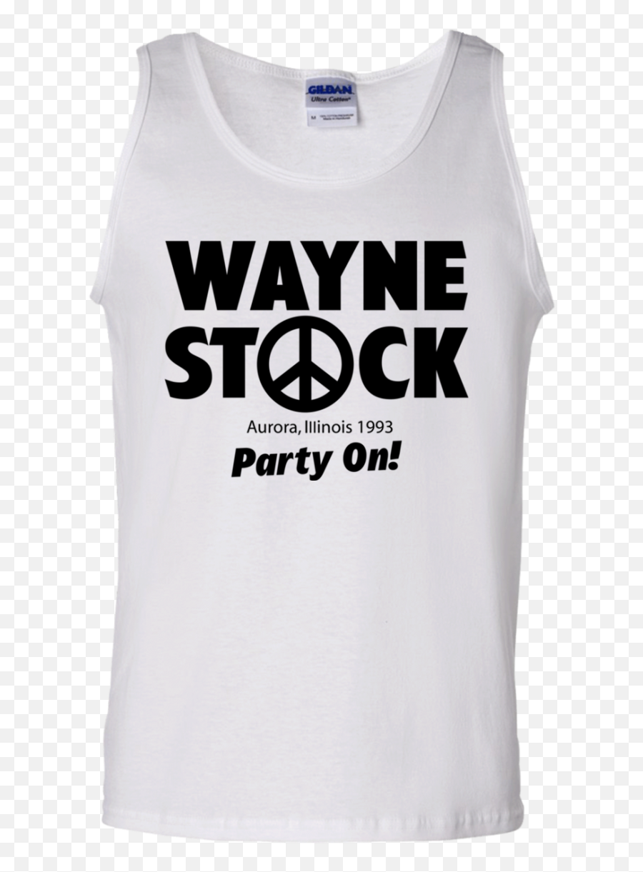 Wayneu0027s World T - Shirt Hoodie Tank Wayne Stock Emoji,Waynes World Logo