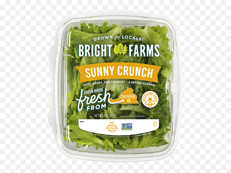 Brightfarms Fresh Baby Greens Grown For Locals - Bright Farms Lettuce Emoji,Hello Fresh Logo
