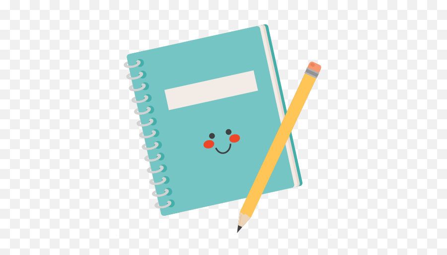 Svgs Free Svg Cuts Cute Cut - Cute Notebook And Pencil Clipart Emoji,Notepad Clipart