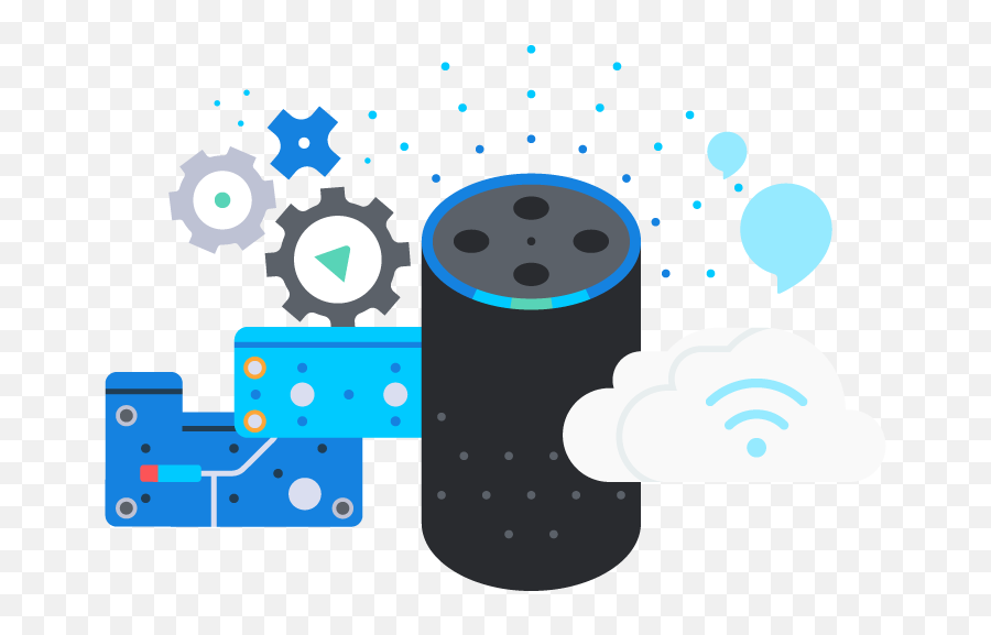 Amazon Echo Illustration Png Image With - Alexa Development Emoji,Alexa Png