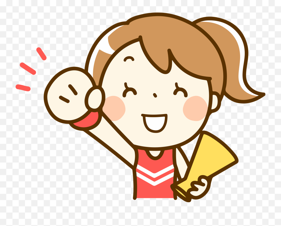 Girl Cheerleader Clipart Free Download Transparent Png Emoji,Cheerleader Clipart