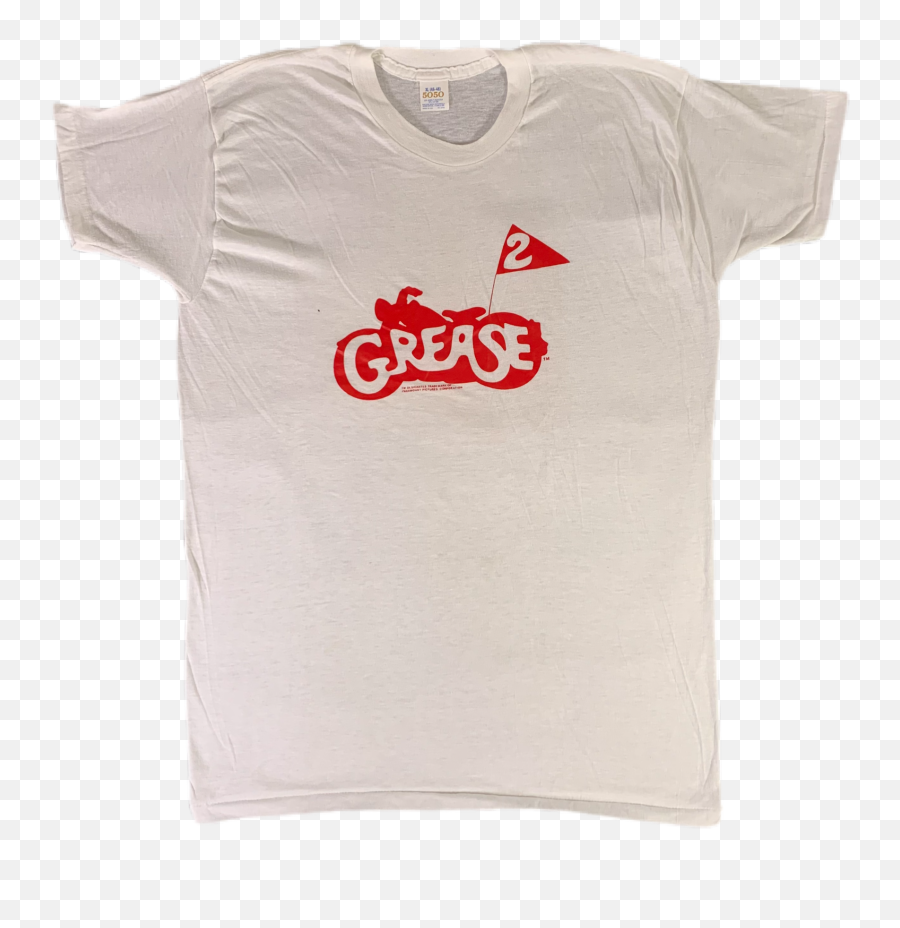 Vintage Grease 2 Paramount Pictures Promotional T - Shirt Short Sleeve Emoji,Paramount Logo Png