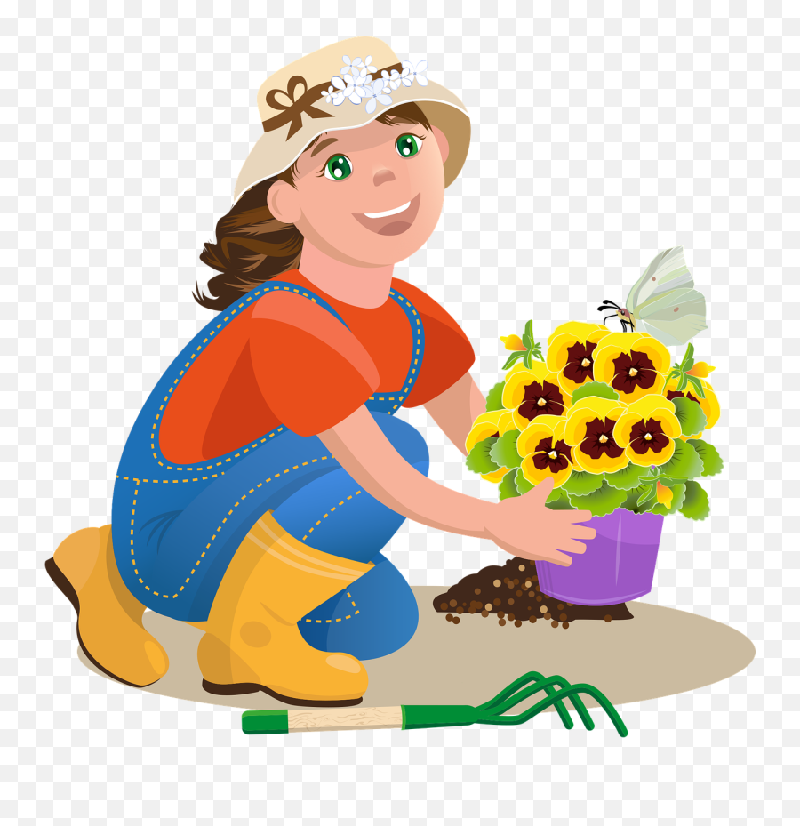 Gardener Garden Spring - Gardener Png Emoji,Gardener Png