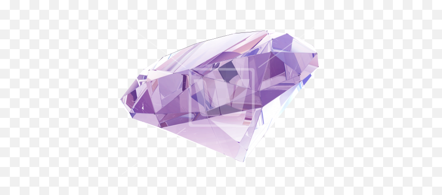 Transparent Background Purple Diamond - Diamond Emoji,Diamond Transparent Background