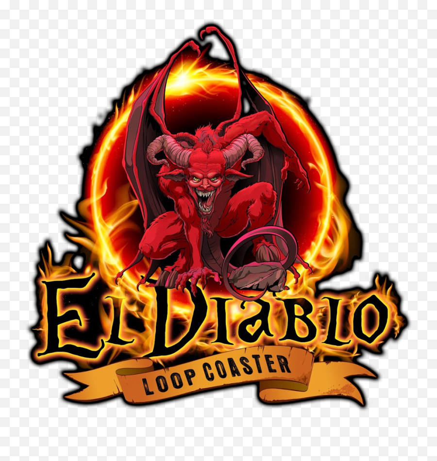 El Diablo Ride Guide To Six Flags Over Texas - El Diabo Gaming Logo Emoji,Diablo 3 Logo