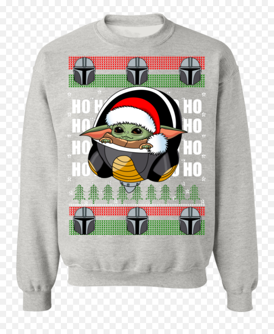 Baby Yoda Frieza Ugly Christmas Pullover Sweater Emoji,Baby Yoda Transparent