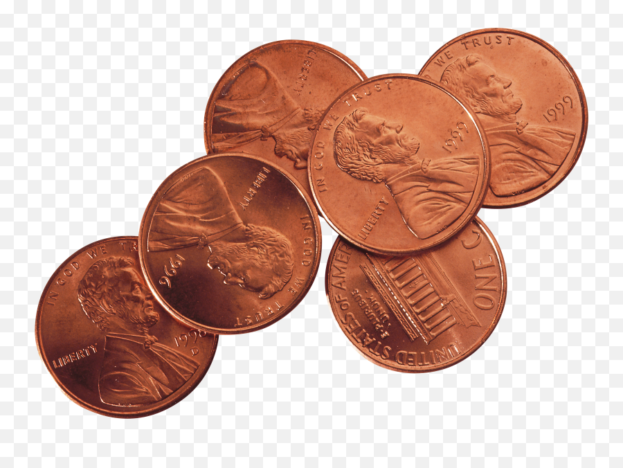 Penny Clipart Transparent Background - Copper Coins Transparent Background Emoji,Penny Clipart
