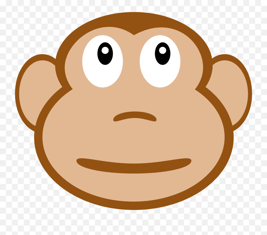 Best Monkey Face Clipart 12604 - Clipartioncom Emoji,Facial Expressions Clipart