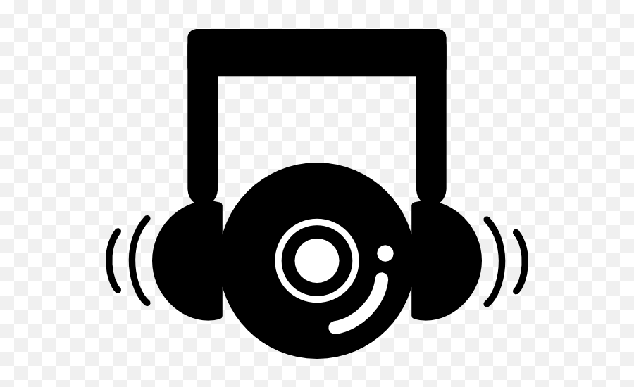 Music Icon Clip Art At Clkercom - Vector Clip Art Online Emoji,Listening To Music Clipart Black And White