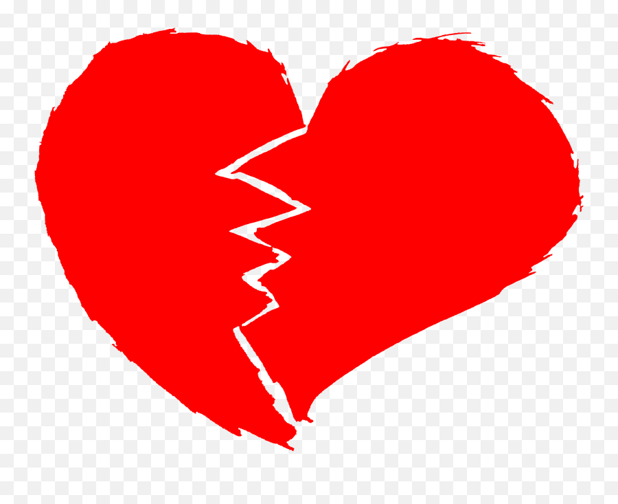 Heart Clipart Transparent Cartoon - Transparent Background Broken Heart Png Emoji,Broken Heart Clipart