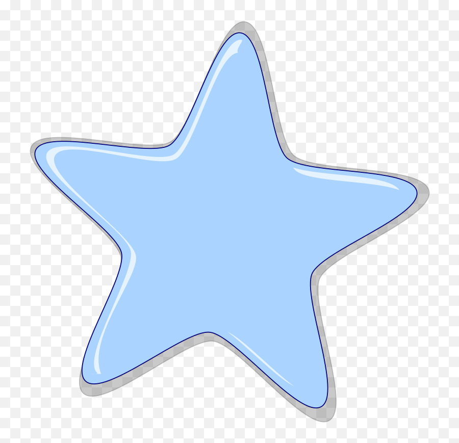 Blue Star Svg Vector Blue Star Clip Art - Svg Clipart Emoji,Star Of Life Clipart