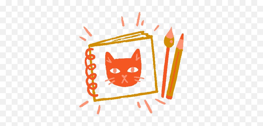 Bio U2014 Kim Bogeman Illustration Emoji,Cat Icon Png
