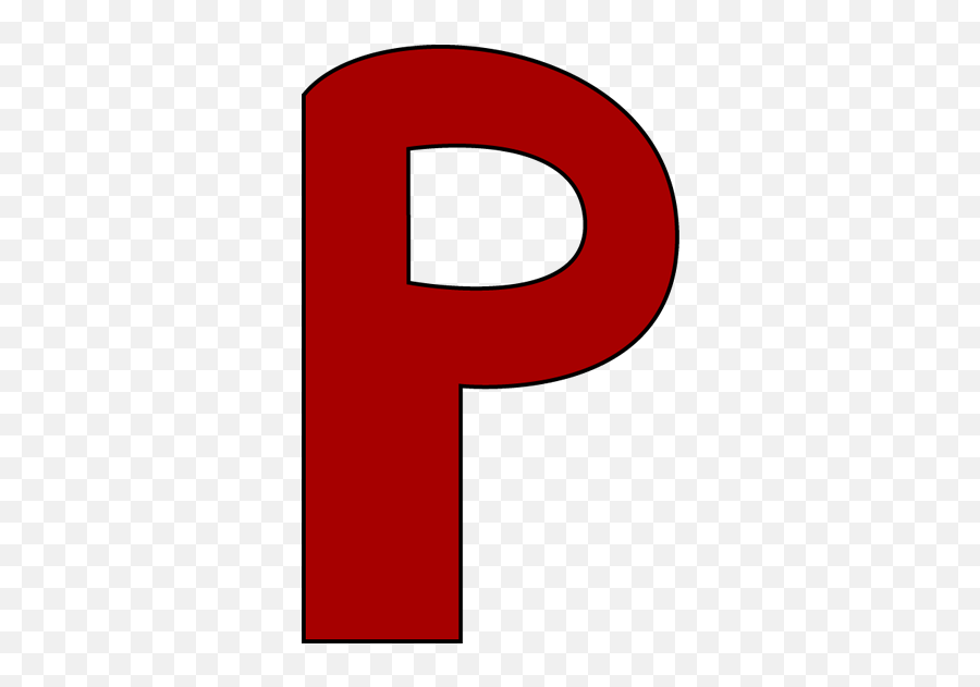 Red Letter P Clip Art - Red Letter P Image Warren Street Tube Station Emoji,P&g Logo