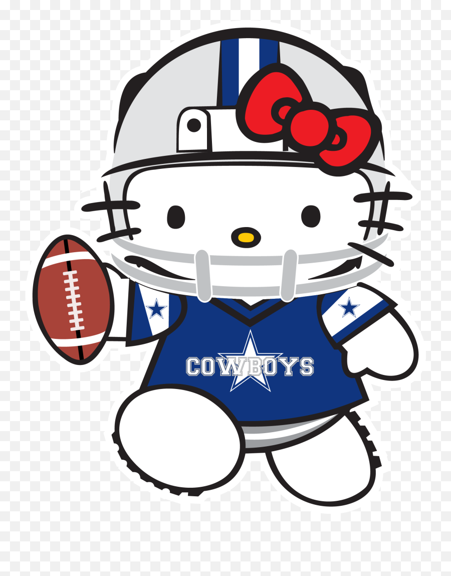 Dallas Cowboys Clipart Transparent Picture 869045 Dallas - Hello Kitty 49ers Emoji,Dallas Cowboys Clipart