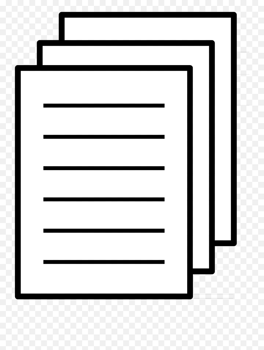 Paper Document Clip Art - Paper Icon Png Emoji,Paper Clipart