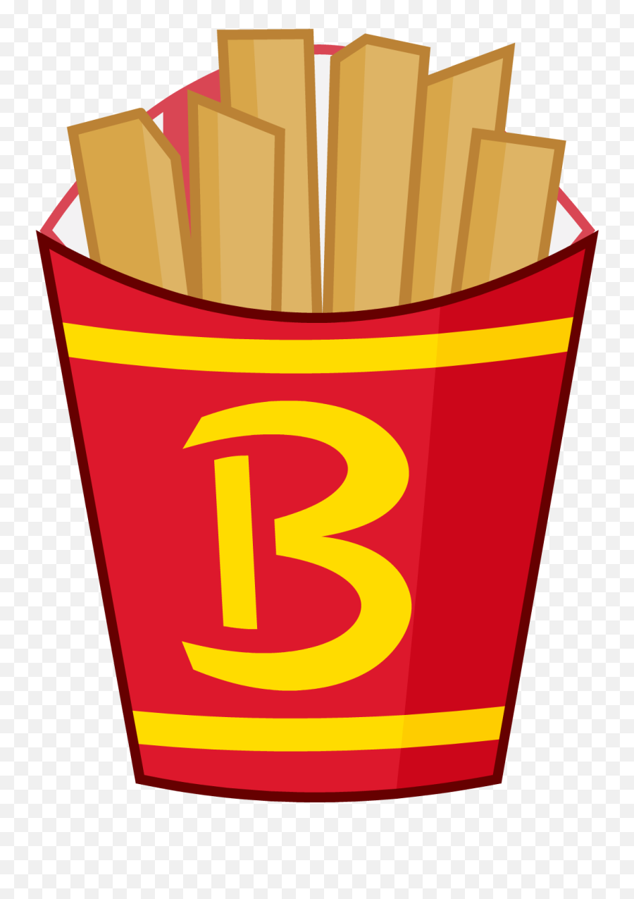 Fries Clipart Camp Food - Battle For Dream Island Fries Bfb Fries Tpot Emoji,Fries Clipart
