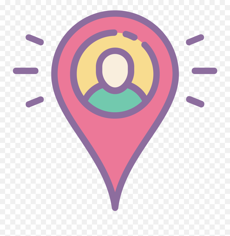 Ubication Icon Png Pink - Clipart Location Emoji,Location Clipart