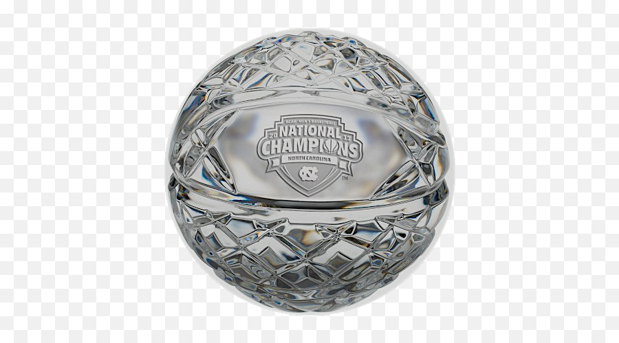 North Carolina Tar Heels 2017 Ncaa National Champions Solid Mini Commemorative Crystal Basketball Le 5000 - Solid Emoji,Tar Heels Logo