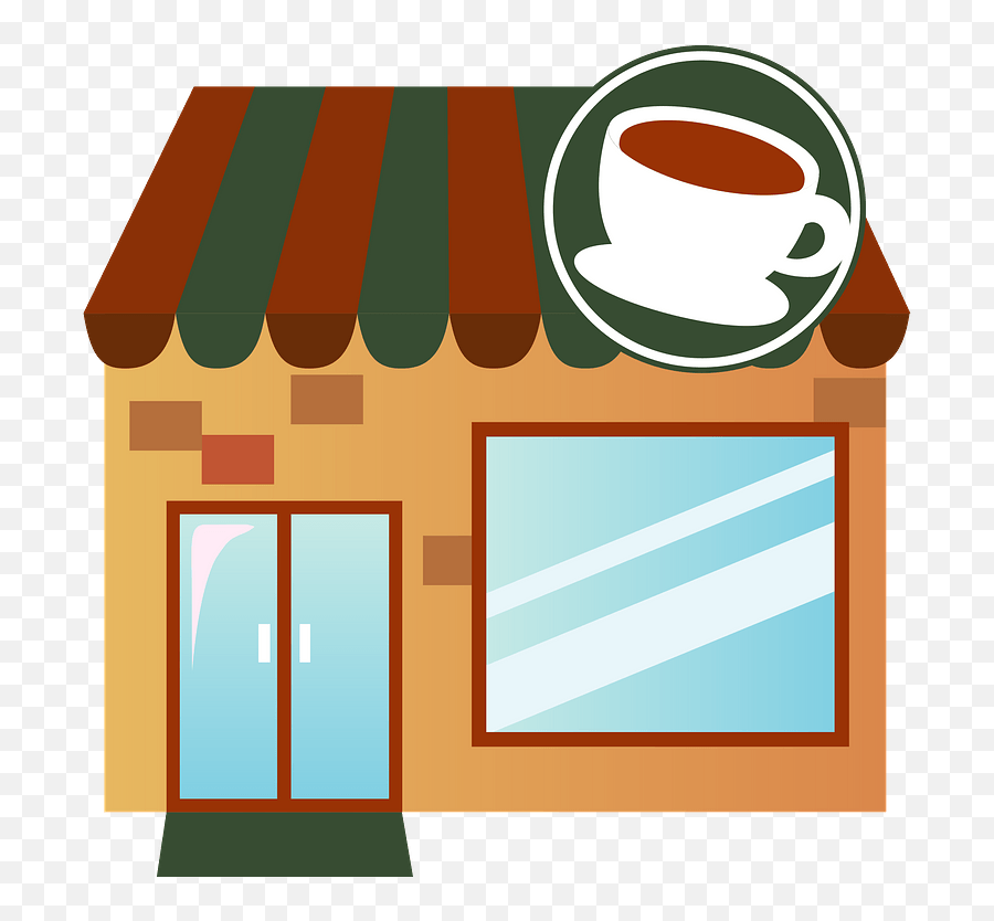 Coffeehouse Cafe Clipart Free Download Transparent Png - Cafe Clipart Emoji,Coffee And Donuts Clipart