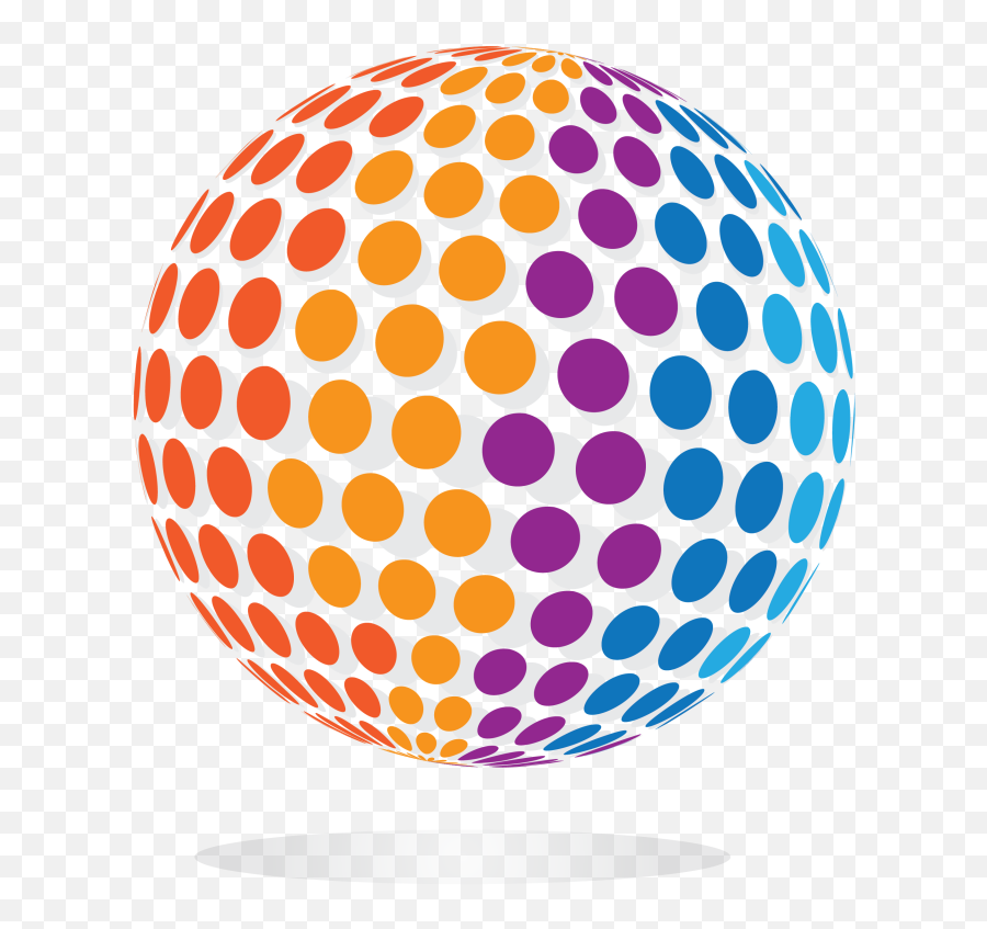 3d Circle Pixel Logo Design By Asif Mahmud On Dribbble - Silhouette Golf Ball Vector Emoji,Circle Design Png