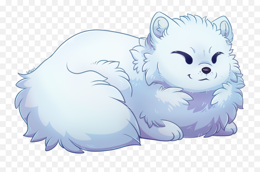 Snow Arctic Fox Png Background Image Png Mart - Arctic Fox Furry Art Emoji,Snow Background Png