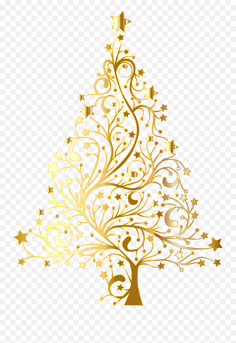 Library Of Png Library Stock Christmas Tree Background Png - Gold Christmas Tree Transparent Background Emoji,Christmas Tree Clipart