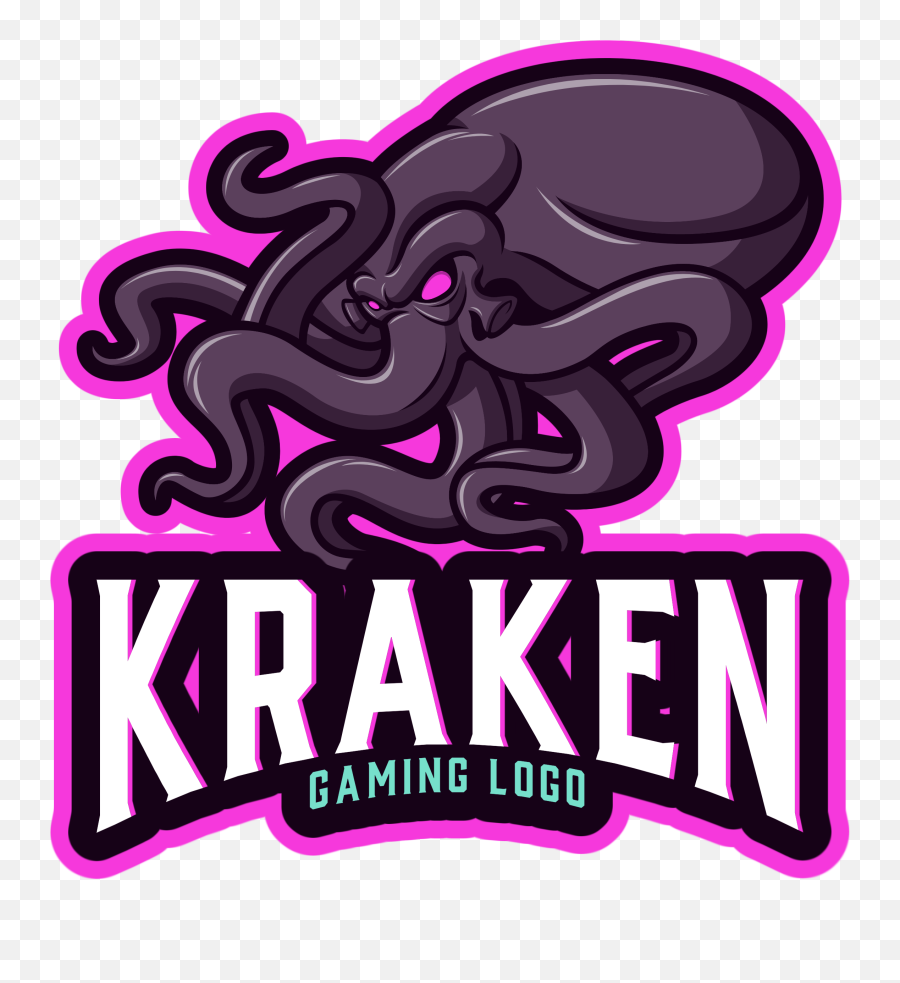 Kraken - Logo Gaming Kraken Emoji,Gaming Team Logo