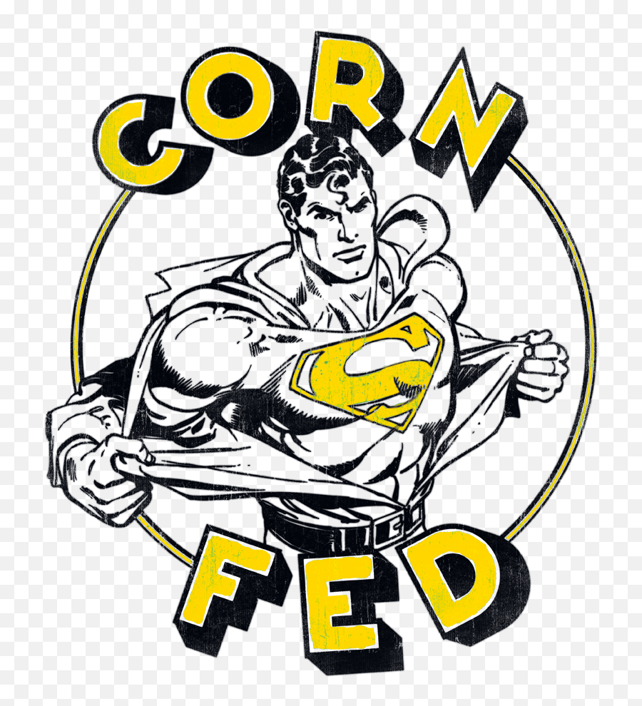 Superman Corn Fed Kidu0027s T - Shirt Clipart Full Size Clipart Fictional Character Emoji,Superman Logo T Shirts