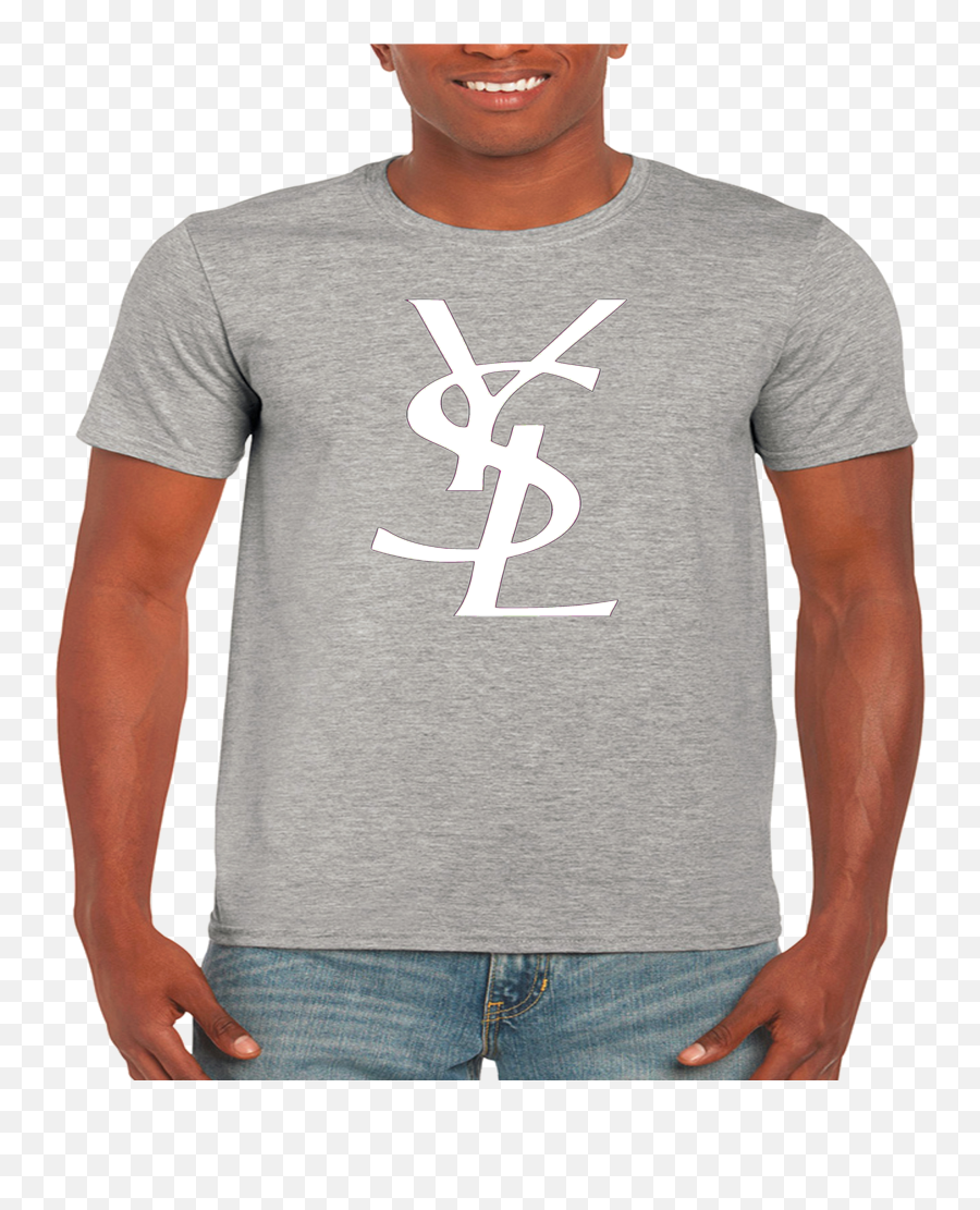 Ysl Yves Saint Laurent Inspired Mens T - Wolverine Shirts Emoji,Ysl Logo T-shirt