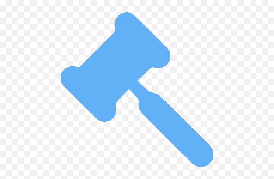 Tropical Blue Gavel 2 Icon - Free Tropical Blue Gavel Icons Light Blue Gavel Symbol Emoji,Gavel Clipart