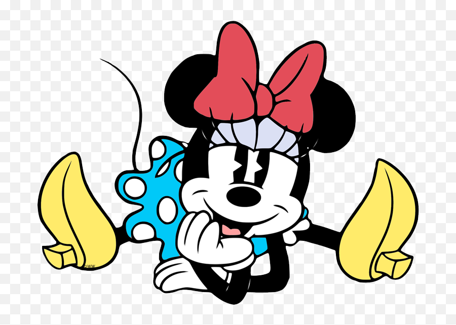 More Mickey And Friends Clip Art - Cartoon Transparent My Minnie Mouse Emoji,Mickey Mouse Black And White Clipart