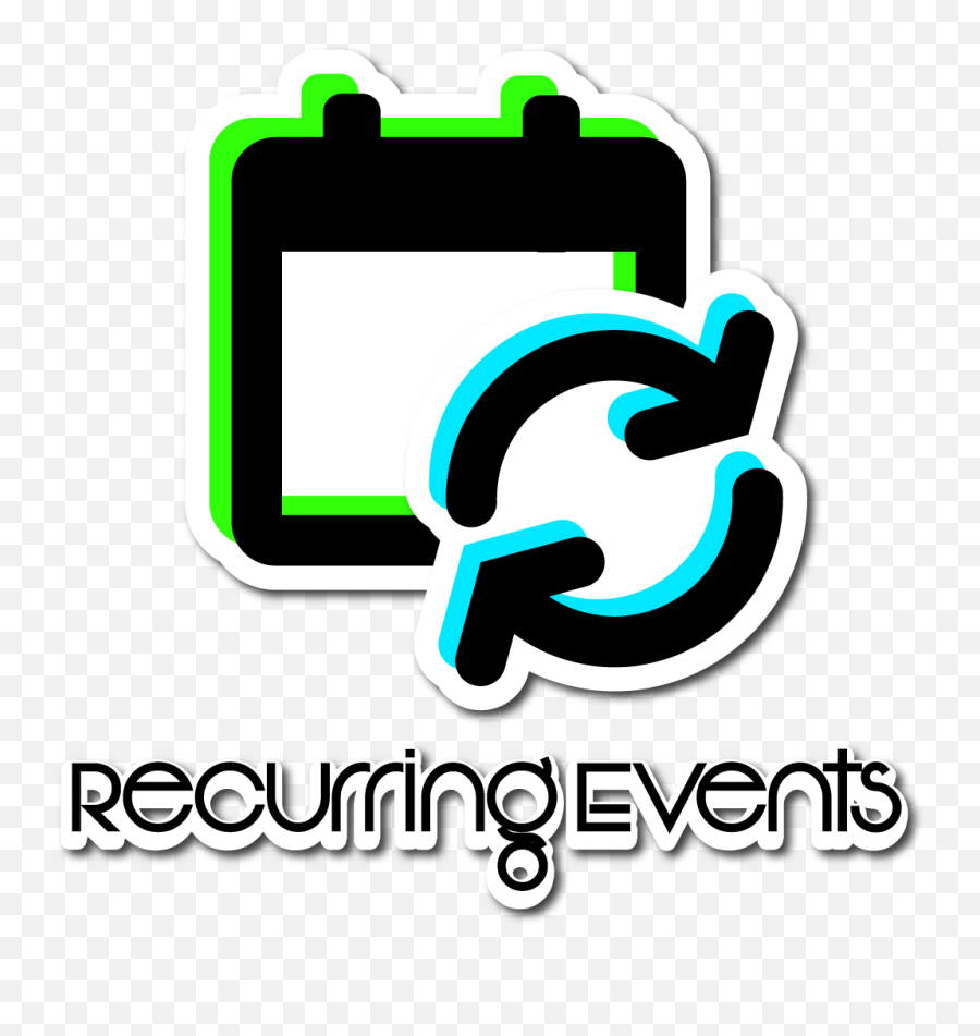 Recurring Events - Recurring Events Emoji,Events Logo
