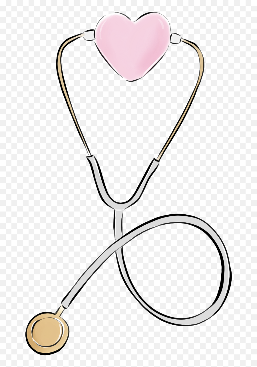 Stethoscope Heartbeat Heart Sticker By Stacey4790 Emoji,Nurse Stethoscope Clipart