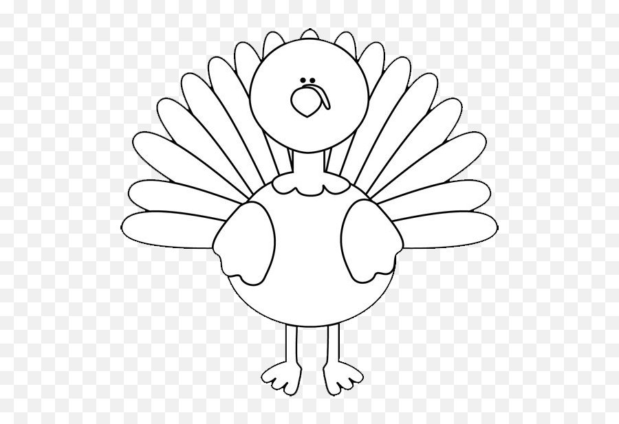Turkey Coloring Pages - Thanksgiving Emoji,Turkey Clipart Black And White