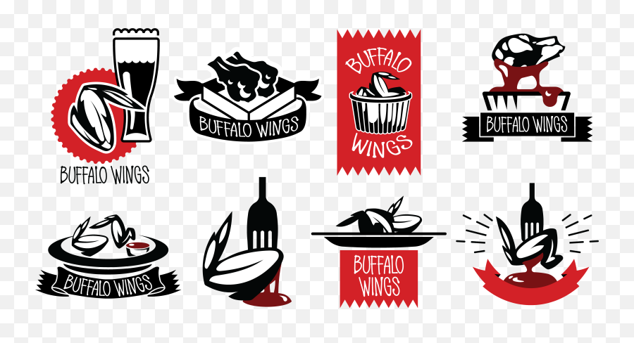 Buffalo Wing Barbecue Logo Hot Barbacoa - Buffalo Wings Chicken Wings Logo Emoji,Buffalo Wild Wings Logo