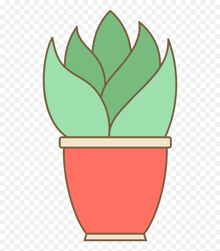 Potted Succulent Graphic - Vertical Emoji,Succulent Clipart