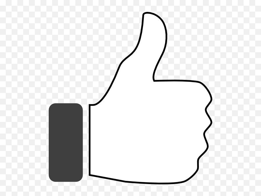 Thumbs Up Clipart White Png Image With - White Thumbs Up Clipart Emoji,Thumbs Up Clipart