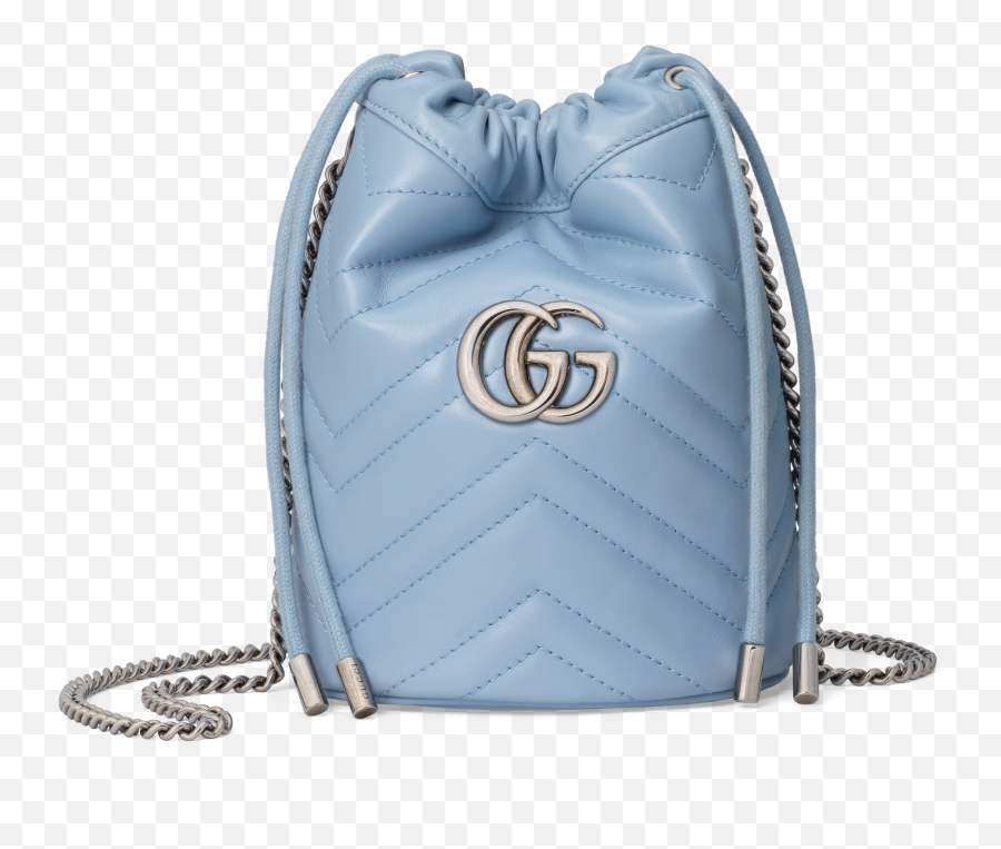 Gucci Gives The Classic Gg Marmont A - Gucci Mini Bucket Bag Emoji,Marmont Logo