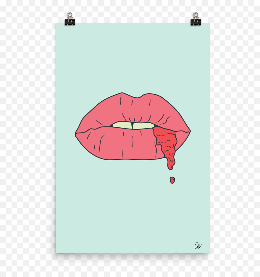 Download Kiss These Lips Print - Full Size Png Image Pngkit Girly Emoji,Kiss Lips Png